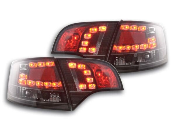 Kit feux arrières à LED Audi A4 Avant type 8E 04-08 noir -