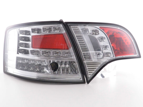 Kit feux arrières LED Audi A4 Avant type 8E 04-08 chrome - – Image 7