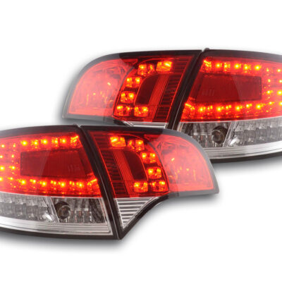 Kit feux arrières à LED Audi A4 Avant type 8E 04-08 rouge / clair -