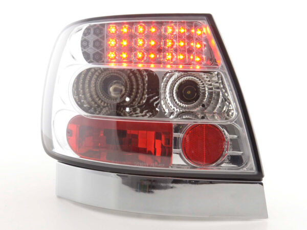Jeu de feux arrières à LED Audi A4 berline type B5 95-00 chrome S4 / TDI - – Image 2