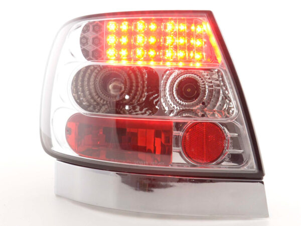 Jeu de feux arrières à LED Audi A4 berline type B5 95-00 chrome S4 / TDI - – Image 3