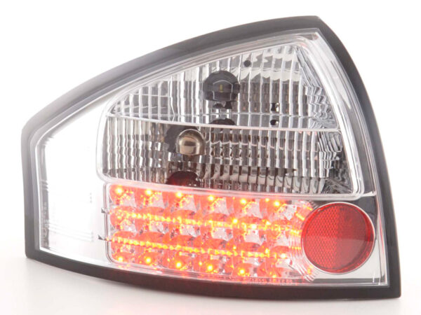LED Rückleuchten Set Audi A6 Limousine Typ 4B  97-03 chrom - – Image 2