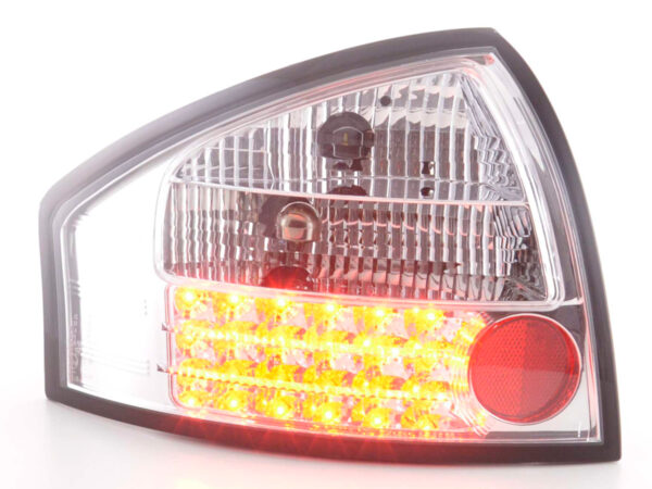 LED Rückleuchten Set Audi A6 Limousine Typ 4B  97-03 chrom - – Image 3