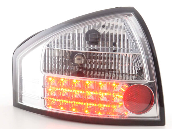 LED Rückleuchten Set Audi A6 Limousine Typ 4B  97-03 chrom - – Image 2