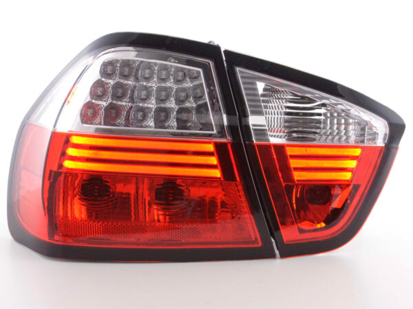 Kit feux arrière à LED BMW Série 3 berline type E90 05-08 clair / rouge - – Image 2