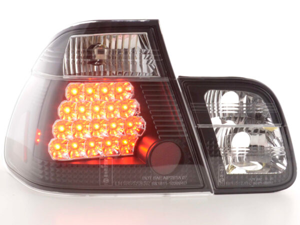 Kit feux arrières LED BMW Série 3 berline type E46 98-01 noir - – Image 2