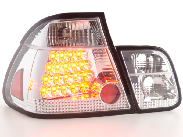 Feux arrière à LED BMW Série 3 berline type E46 01-05 chrome - – Image 3