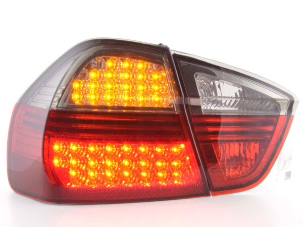 Kit feux arrière à LED BMW Série 3 berline type E90 05-08 noir / rouge - – Image 3