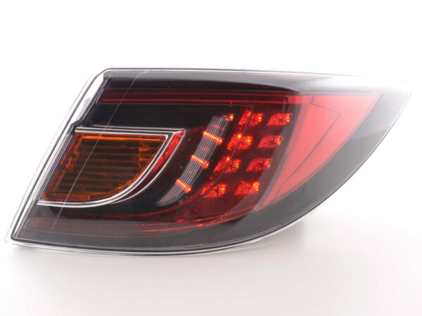 Pièces d'usure feu arrière droit Mazda 6 type GH 08-10 rouge, pour Limo. -