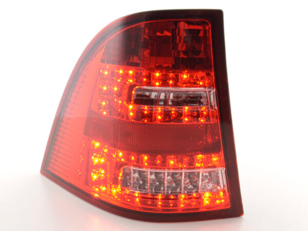 Kit feux arrière à LED Mercedes Classe M type W163 98-05 clair / rouge - – Image 3
