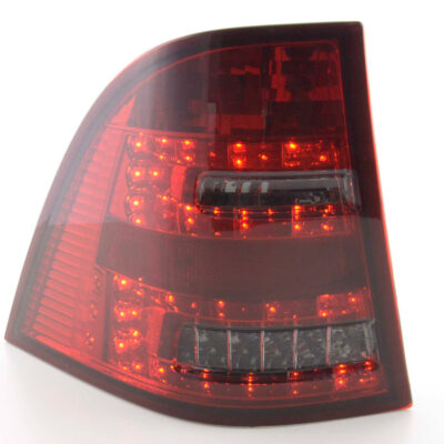 Kit feux arrières LED Mercedes Classe M type W163 98-05 rouge / noir -