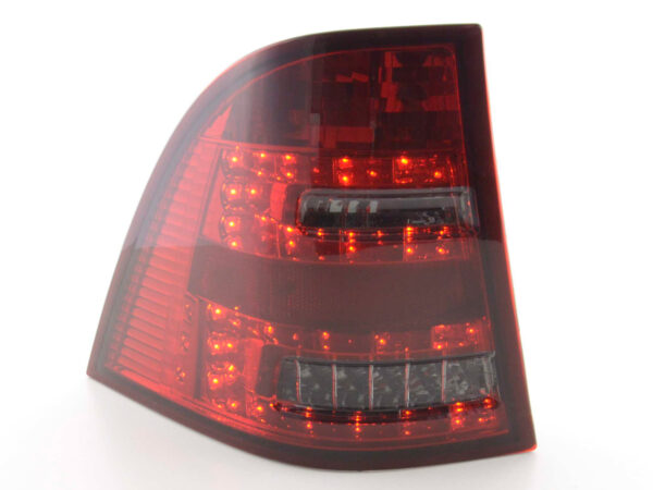 Kit feux arrières LED Mercedes Classe M type W163 98-05 rouge / noir -