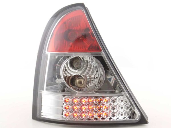 Kit feux arrières LED Renault Clio type B 98-01 chrome -