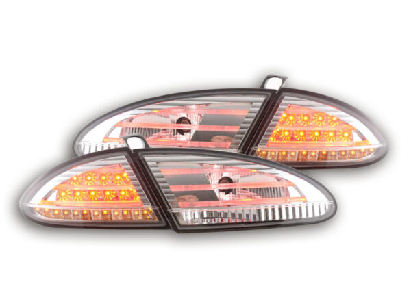 Kit feux arrières LED Seat Leon type 1P 05-09 chrome -
