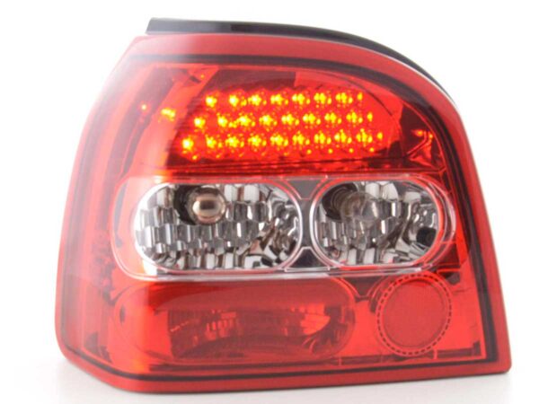 Kit feux arrières LED VW Golf 3 type 1HXO 92-97 clair / rouge - – Image 2