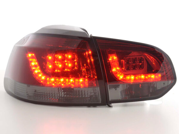Kit feux arrières LED VW Golf 6 type 1K 2008-2012 rouge / noir - – Image 4