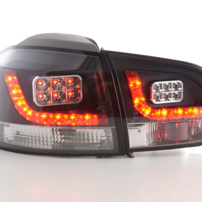 Kit feux arrières LED VW Golf 6 type 1K 2008-2012 noir -