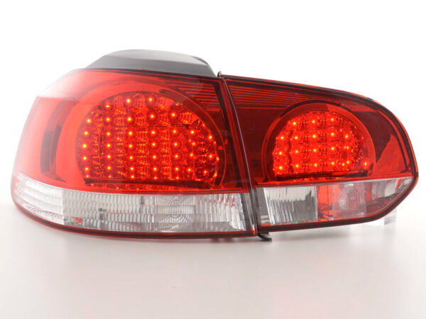 Kit feux arrières LED VW Golf 6 type 1K 08- clair / rouge -