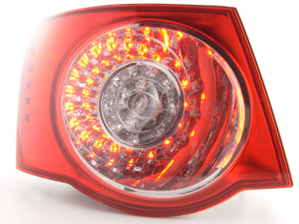 Pièces d'usure feu arrière gauche VW Jetta 5 type 1KM 05- clair / rouge -