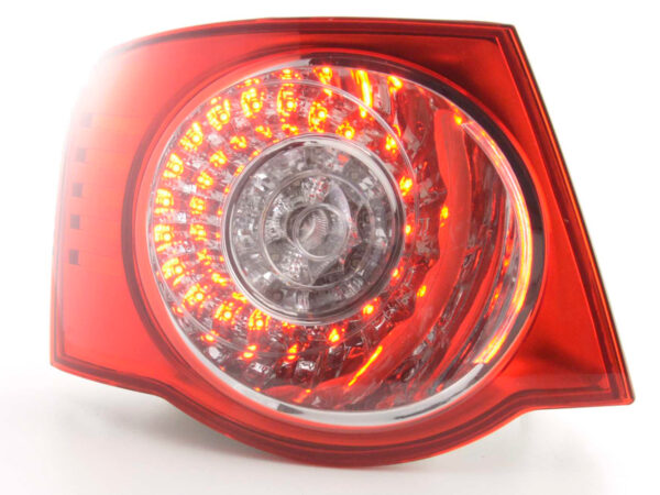 Pièces d'usure feu arrière gauche VW Jetta 5 type 1KM 05- clair / rouge - – Image 2