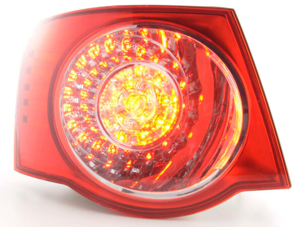 Pièces d'usure feu arrière gauche VW Jetta 5 type 1KM 05- clair / rouge - – Image 3