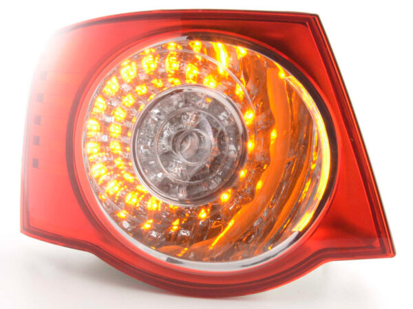 Pièces d'usure feu arrière gauche VW Jetta 5 type 1KM 05- clair / rouge - – Image 4
