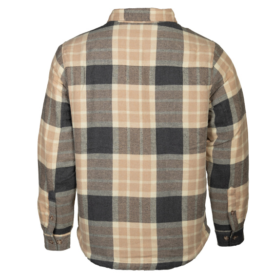Vestes Outdoor Jervis Chemise en flanelle matelassée hommes beige taille S - Life Line – Image 4