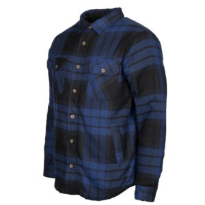 Vestes Outdoor Jervis Chemise en flanelle matelassée hommes bleu/noir taille M - Life Line