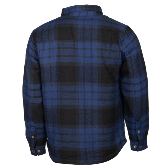 Vestes Outdoor Jervis Chemise en flanelle matelassée hommes bleu/noir taille 3XL - Life Line – Image 4