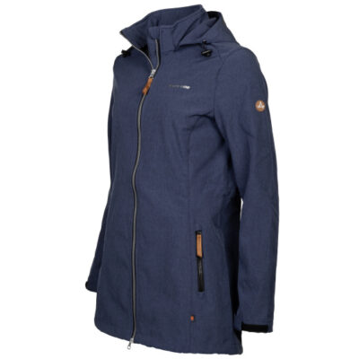 Vestes extérieur Kya parka softshell femme bleu foncé taille L - Life Line