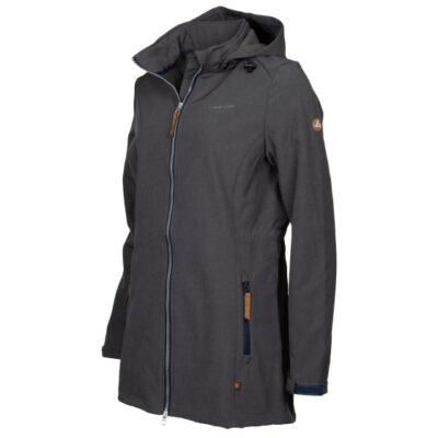 Vestes extérieur Kya parka softshell femme gris foncé taille L - Life Line