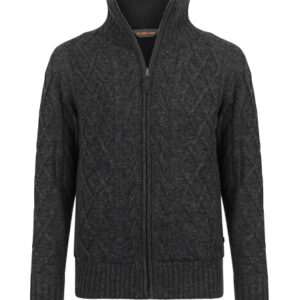 Vestes Outdoor Morgan 2 Morgan tricot à glissière intégrale pour hommes gris foncé taille XXL - Life Line
