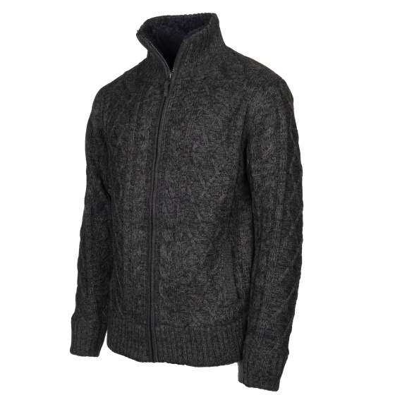 Vestes Outdoor Morgan 2 Morgan zip complet en tricot hommes vert taille L - Life Line – Image 2