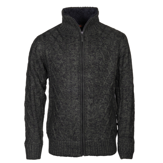 Vestes Outdoor Morgan 2 Morgan zip complet en tricot hommes vert taille L - Life Line – Image 3