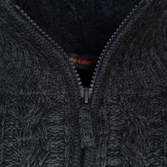 Vestes Outdoor Morgan 2 Morgan zip complet en tricot hommes vert taille L - Life Line – Image 5