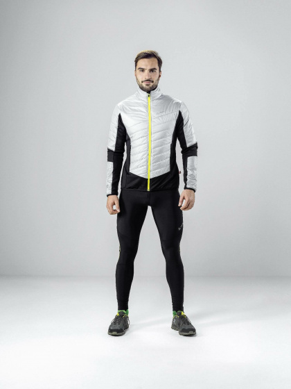 Vestes extérieur veste hybride PL60 polyester homme gris argenté/noir mt 46 - Löffler – Image 3