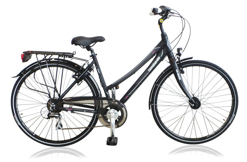 Vélos de tour Taranto 400 28 Pouces 53 cm Femme 7SP V-Brake Anthracite - Lombardo – Image 3