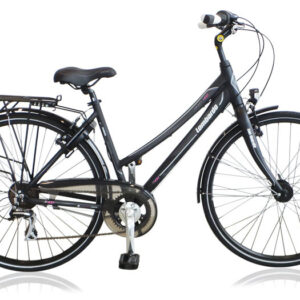 Vélos de tour Taranto 400 28 Pouces 53 cm Femme 7SP V-Brake Anthracite - Lombardo