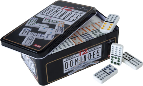 Jeux de société Jeu de dominos Double 12 en boîte 91 briques - Longfield Games – Image 7