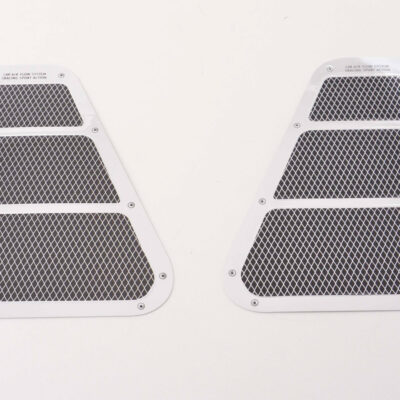 Set d'autocollants d'entrée d'air 2x env.180 x 130 mm universel -