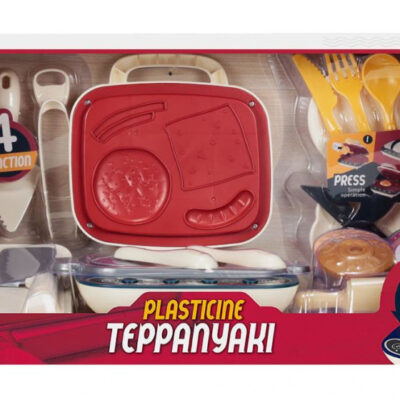 Argile teppanyaki playset junior 20 pieces blanc/rouge - Luna