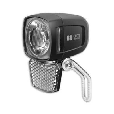 Phares avant Elite Phare E-bike 60 Lux Noir - Lynx
