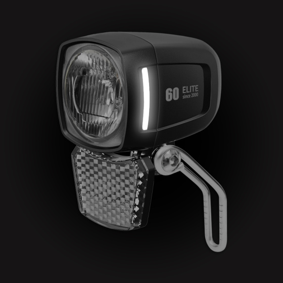 Phares avant Elite Phare E-bike 60 Lux Noir - Lynx – Image 5