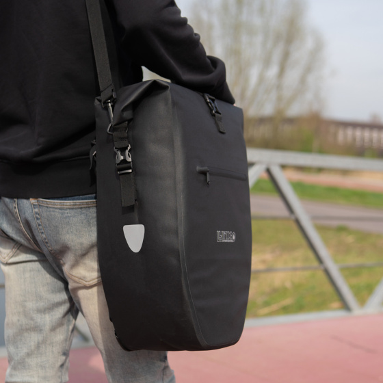Sacs Hayes Sacoche à vélo simple 29 Litres Quick-Mount Marron - Lynx – Image 5