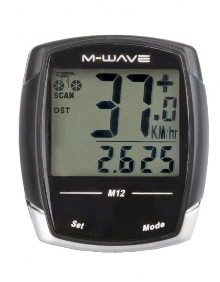 Ordinateurs vélos Cyclisme 12 traits noirs - M-Wave – Image 2