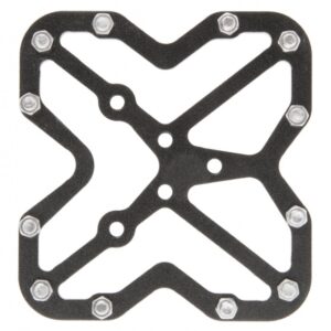 Pédale éléments plate-forme pour SPD et look click pedals noir 2 pièces - M-Wave