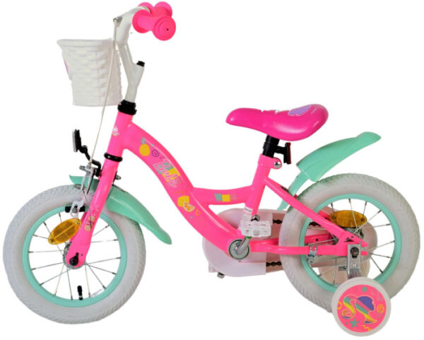 Children bikes Barbie 12 Pouces 20 cm Fille Frein à rétropédalage Rose/Vert-menthe - Mattel – Image 3