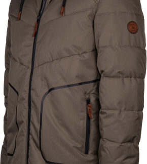 Manteaux Marck II manteau d'hiver matelassé homme gris-brun taille L - Maupiti