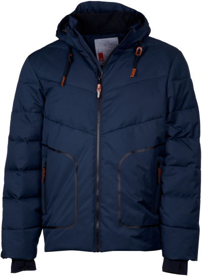 Manteaux Marck II manteau d'hiver matelassé homme bleu foncé taille L - Maupiti – Image 3