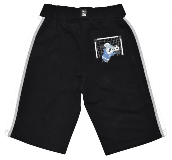 Pantalons short Catcher garçons coton noir taille 164 - Max Buddies – Image 3
